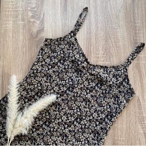 Fall Florals Midi Dress 🍂